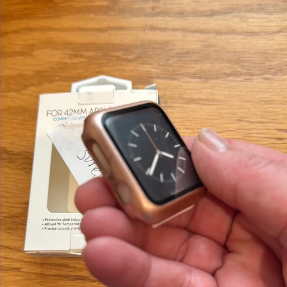 Rose Gold Protective Bumper for 42mm Apple Watch